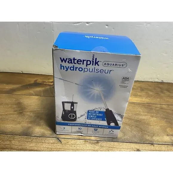Waterpik Aquarius Electric Water Flosser WP-660 White PrecisionPulse 10 Settings
