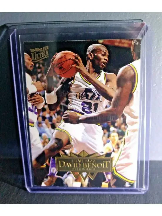 1995-96 David Benoit Fleer Ultra #182 Basketball Card