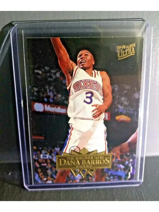 1995-96 Dana Barros Fleer Ultra #131 Basketball Card