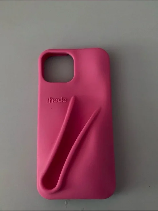 RHODE Hot Pink Silicone iPhone Case 13