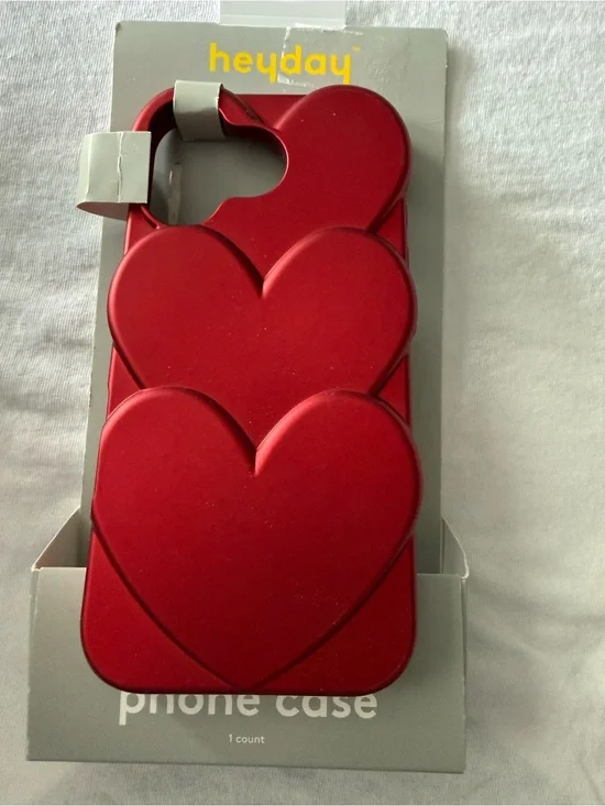 Target Red Triple Heart Phone Case