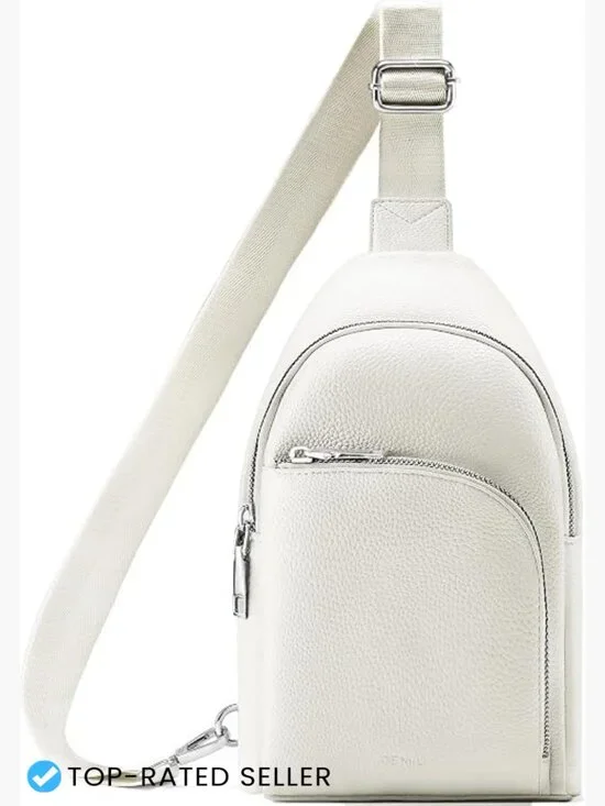 Compact Crossbody Sling Bag Lightweight Travel Backpack Purse Adjustable Strap