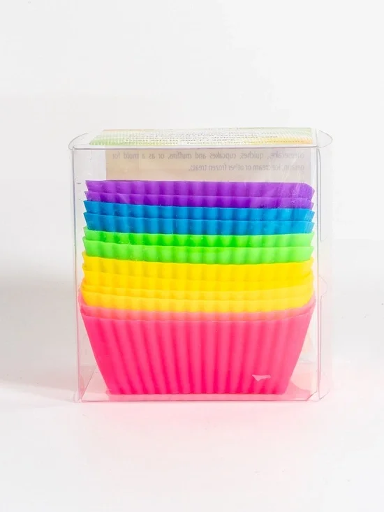 Rectangular Silicone Cupcake Liners