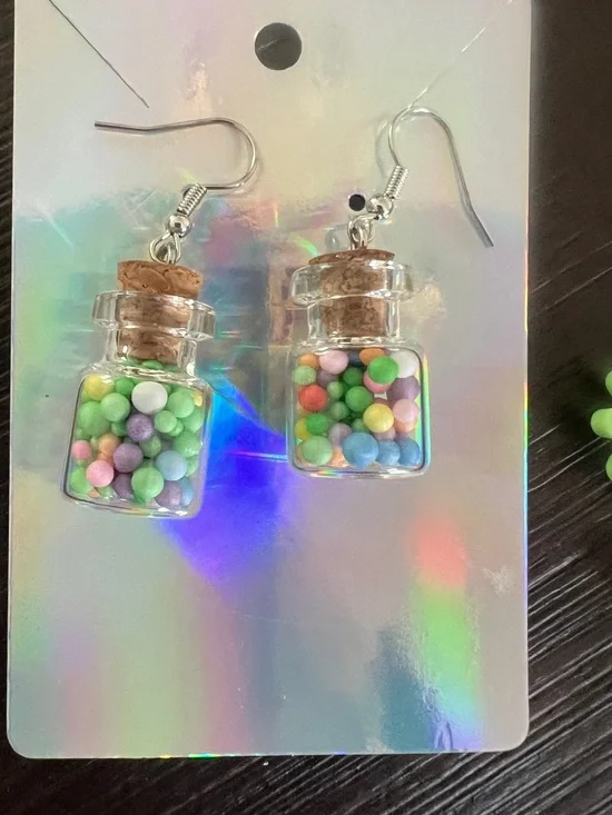 Kids Colorful Novelty Dangle Earrings