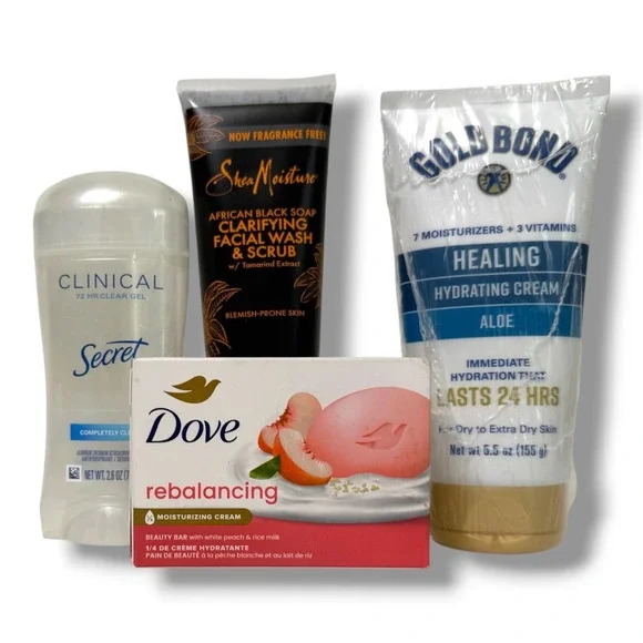 SheaMoisture Gold Bond Secret Clinical Skin Care Beauty‎ Bundle New