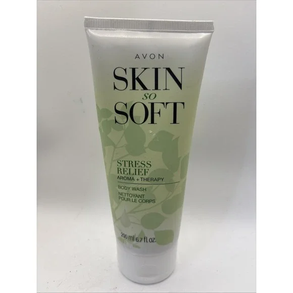 Avon Skin So Soft Stress‎ Relief Aroma + Therapy Body Wash 6.7 oz SEALED