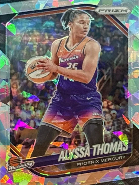 Panini Prizm Alyssa Thomas Phoenix Mercury Basketball Card Rainbow Prizm