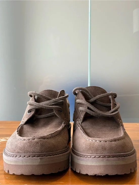 Zara Brown Suede Men’s Casual Lace-Up Shoes