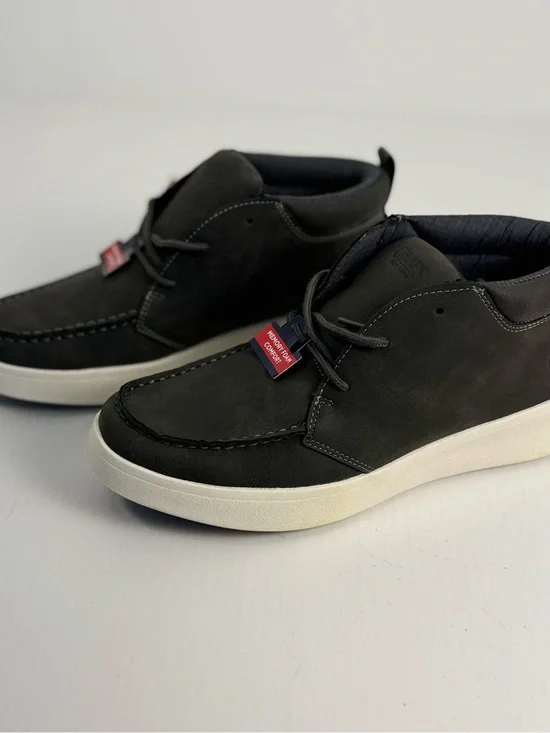 Chaps Paul Men’s Gray Memory Foam Chukka Casual Shoes Size 8.5 M New