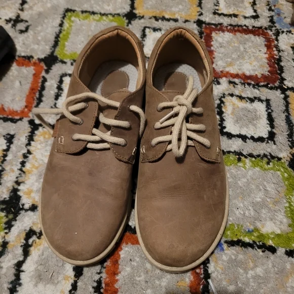 Born Mens Han Soledad Lace-Up Brown Shoes Size 7