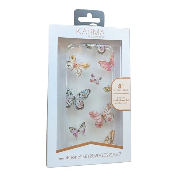 K2. Karma by Body Glove Butterflies Case For‎ Apple iPhone SE (2020-2022)/8/7