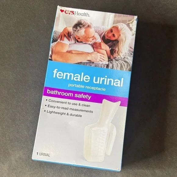 CVS Female Urinal White with Measurements NEW
