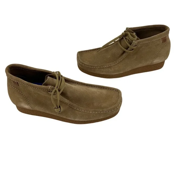 Clarks‎ Shacre Boot Mens 11 Dark Sand Suede Moc Toe Wallabee Chukka 261594387100