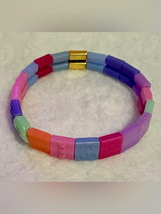 Girl’s Multi Colored Stretch Bracelet