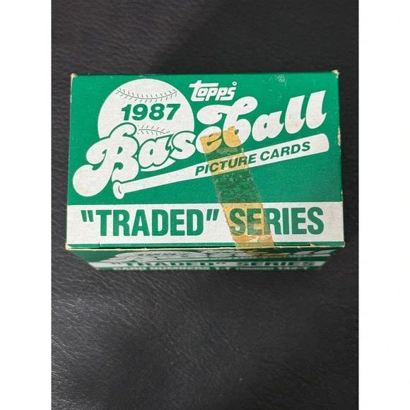 1987 Topps Baseball Traded Series Complete Set 132 Cards Sealed RC Box