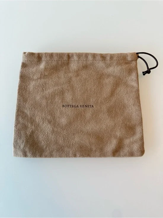 Bottega Veneta Suede Dust Bag in Tan