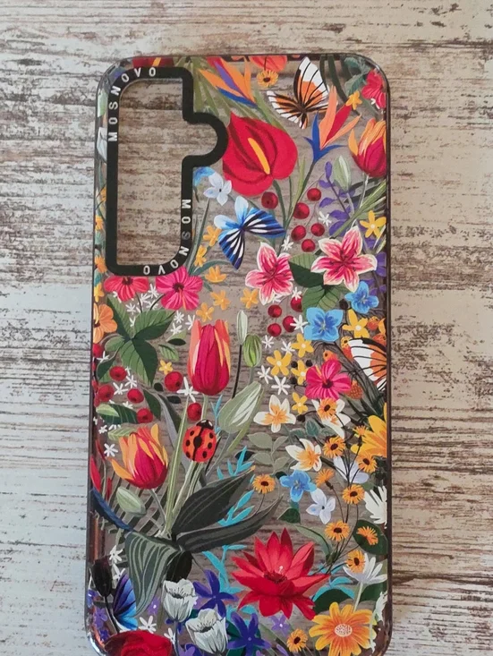 Floral Garden Phone Case with Butterflies S24FE
