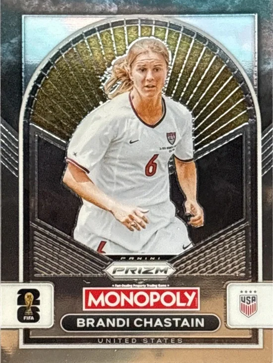 Panini Monopoly Brandi Chastain Soccer Card
