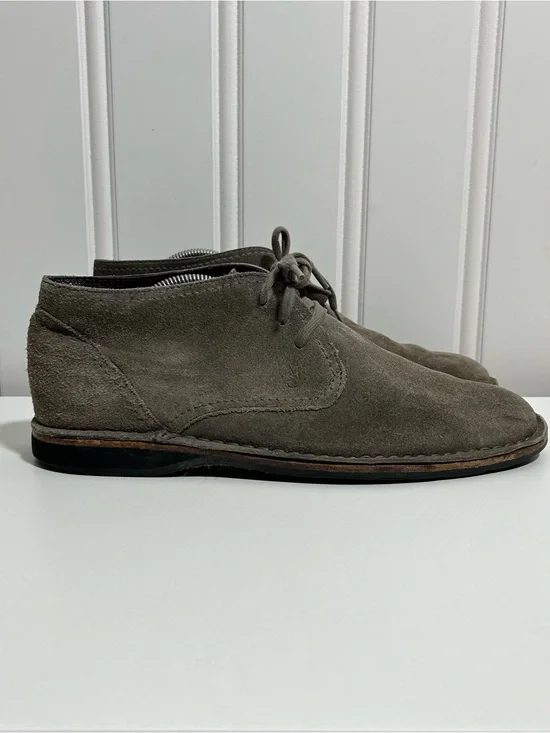 John varvatos lace Men's Gray Suede Chukka Boots