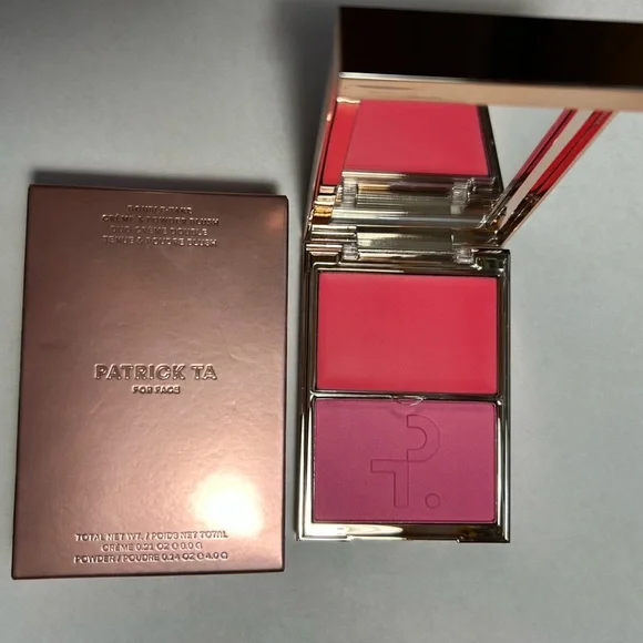 NWT🌷Patrick Ta Major Headlines Double Take Blush Duo in “She’s a Doll”