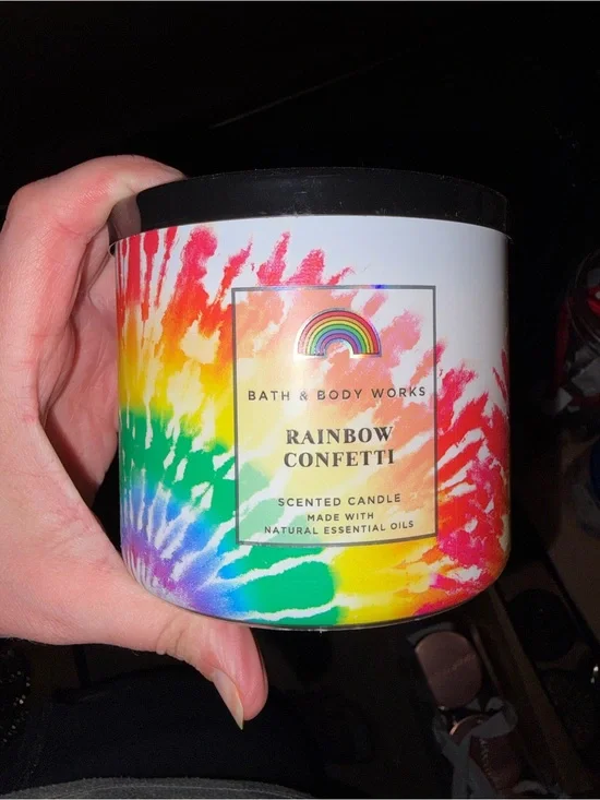 Bath & Body Works Rainbow Confetti Scented item - Multicolor Tie-Dye