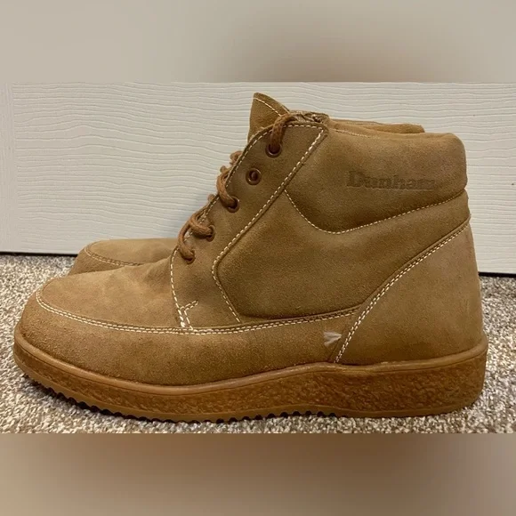 Dunham Vtg Mens Chukka Boot Tan Leather Size 9D