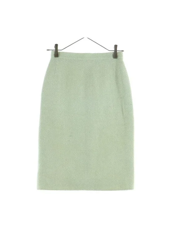 Chanel Vintage Double Breasted Skirt Green