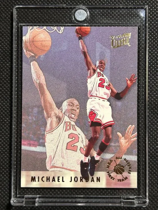 1993-94 Ultra Michael Jordan All Defensive Defense First Team Insert Card #2