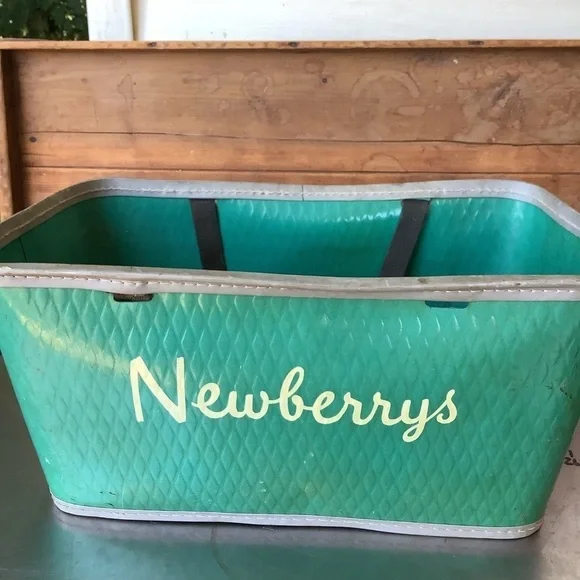Vintage NEWBERRY'S Retail Store Advertising  Shopping Basket Cart Mt Sterling Ky