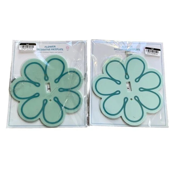 Decorative Faceplate Covers Toggle Light Switches Flowers Target Kids Lot Of 2