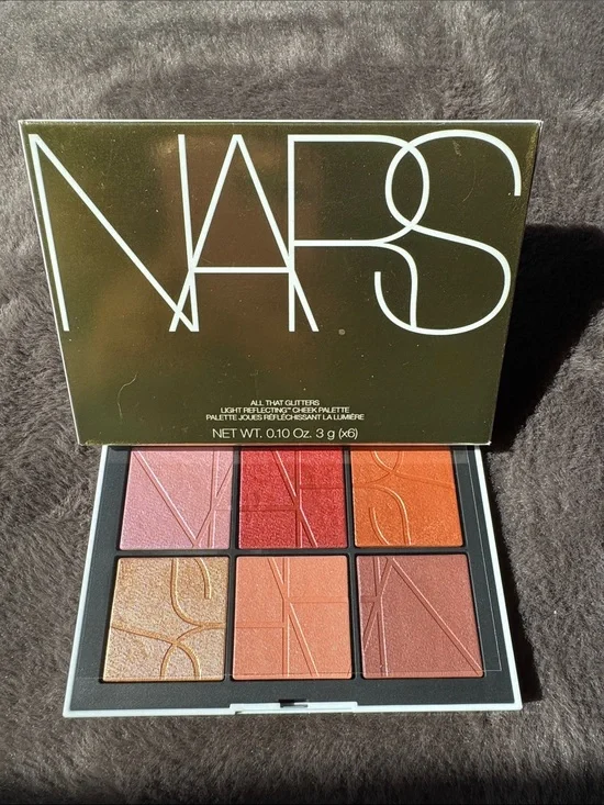 NIB Limited-Edition NARS Blush Palette — Pink, Red, Peach, Coral, Gold, Bronze