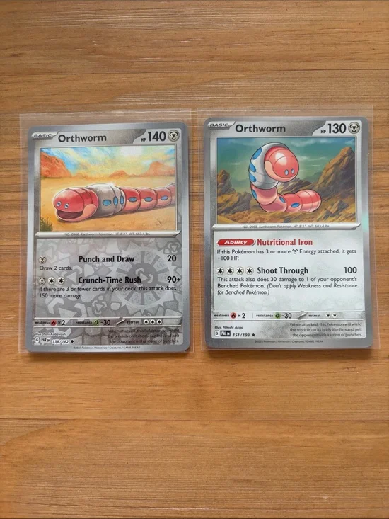 Orthworm Pokémon Card Character Lot | Reverse Holo Cards ✨5/$25✨