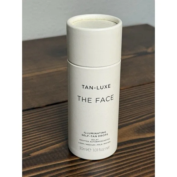 Tan-Luxe The Face Illuminating Self-Tan Drops Light-Medium, 1.01‎ oz, 30 ml