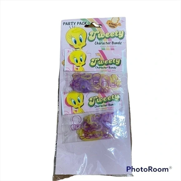 Vintage Tweety Character Bands Bracelets NEW 2 Pack Kids Girls