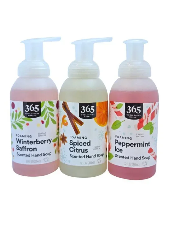 $8 When Bundled with $7+ Limited Edition Foaming Holiday Hand Soap Trio