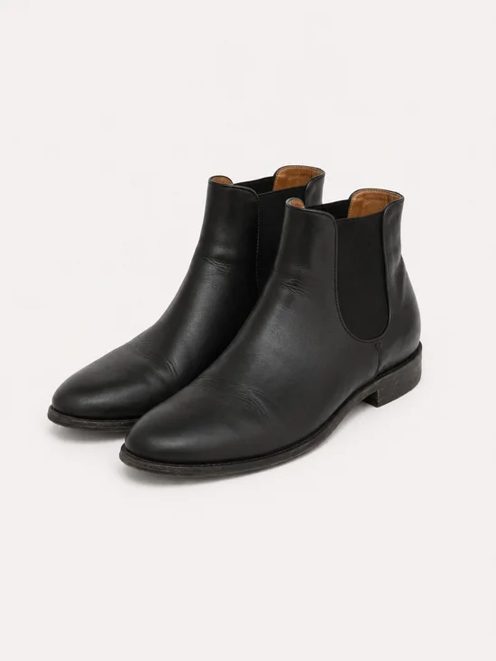 Cole Haan Black Leather Chukka Boots