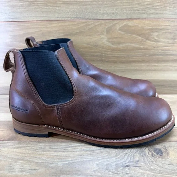 FIELD & STREAM USA Made Chelsea Boot Mens 12 M Benchmade Brown Leather Vibram