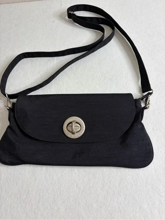 Baggallini Crossbody Bag Black with Silver color Hardware
