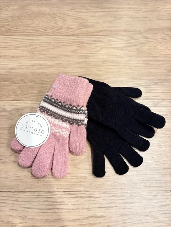 Studio NYC Girls Winter Gloves Set