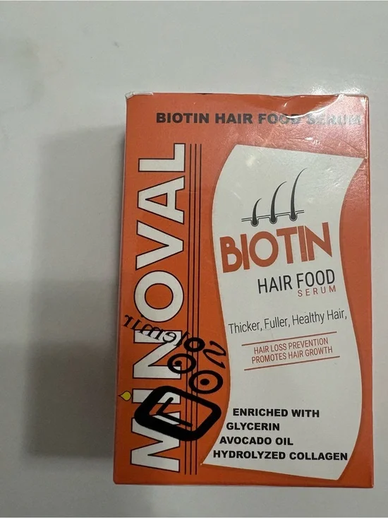 Biotin Hair Food Serum - Orange