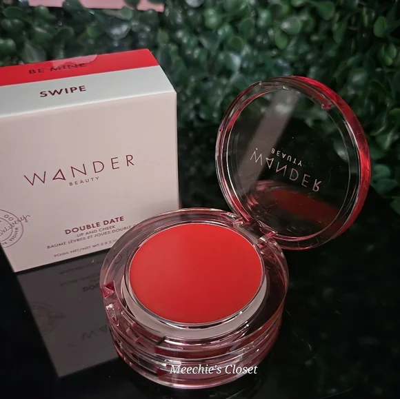​WANDER BEAUTY Double Date Lip & Cheek Duo • BE MINE / SWIPE • Full Size • NIB
