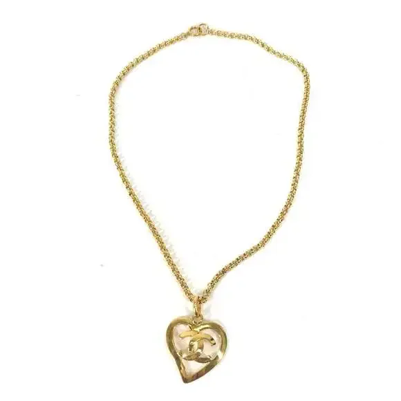 CHANEL Vintage Gold Necklace