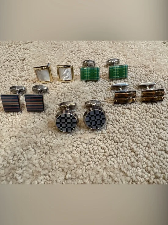 Assorted Men's Cufflink lot (5 pairs)