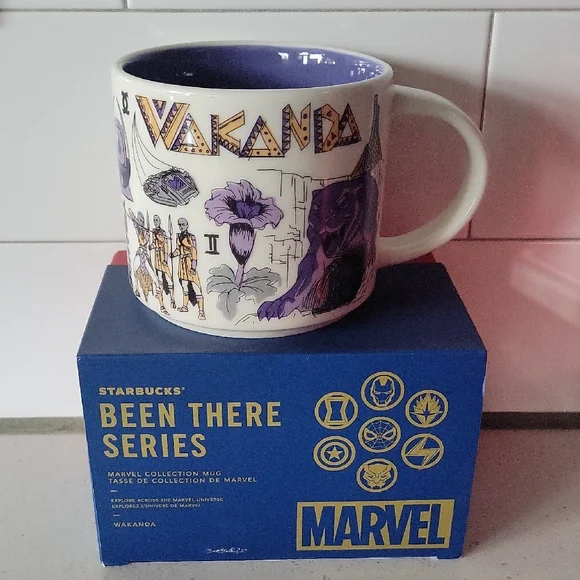 Starbucks 2023 Marvel Wakanda 14oz. Mug Discontinued Been There Collection