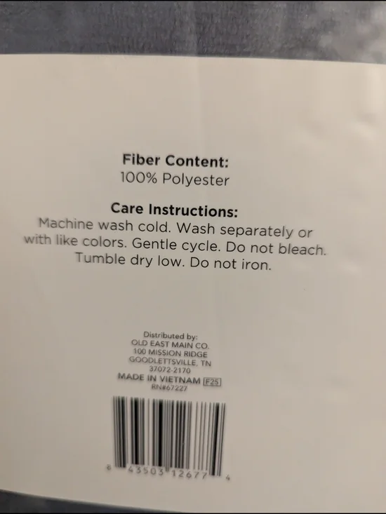 Comfort Bay Plush Blanket - Queen - Blue