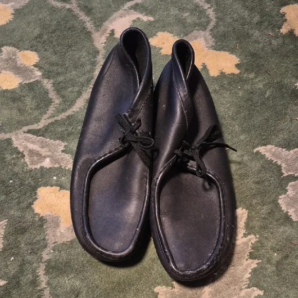 Clarks Black Chukka Boots