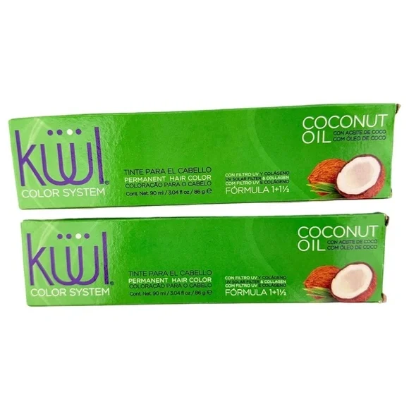 Küül 7.44 Deep Copper Blonde Hair Color‎ – 2×3.04 oz Tubes | Permanent Salon Dye