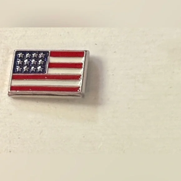 Patriotic American Flag Lapel Pin