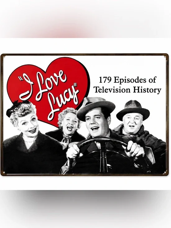 NEW I Love Lucy Metal Sign