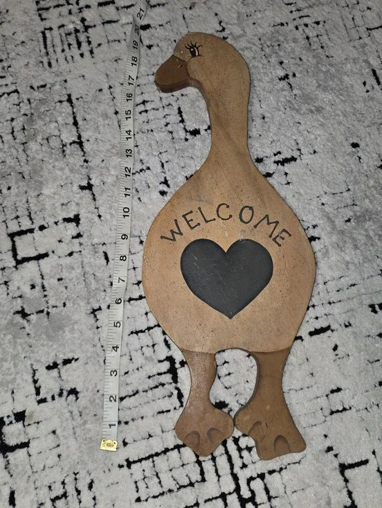 Welcome Sign Country Duck Cottagecore